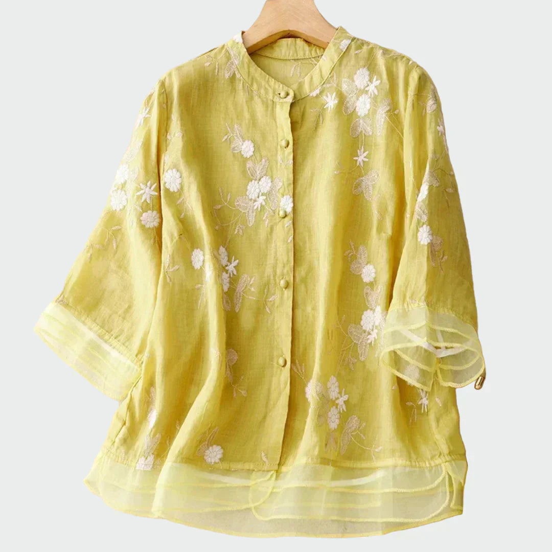 Chemise brodée
