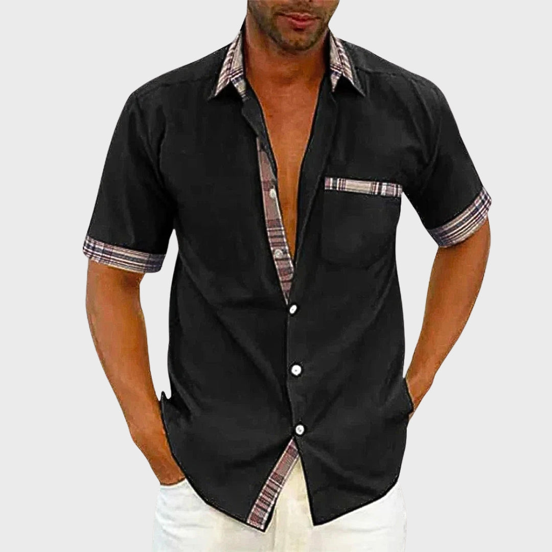 René - Chemise à Manches Courtes