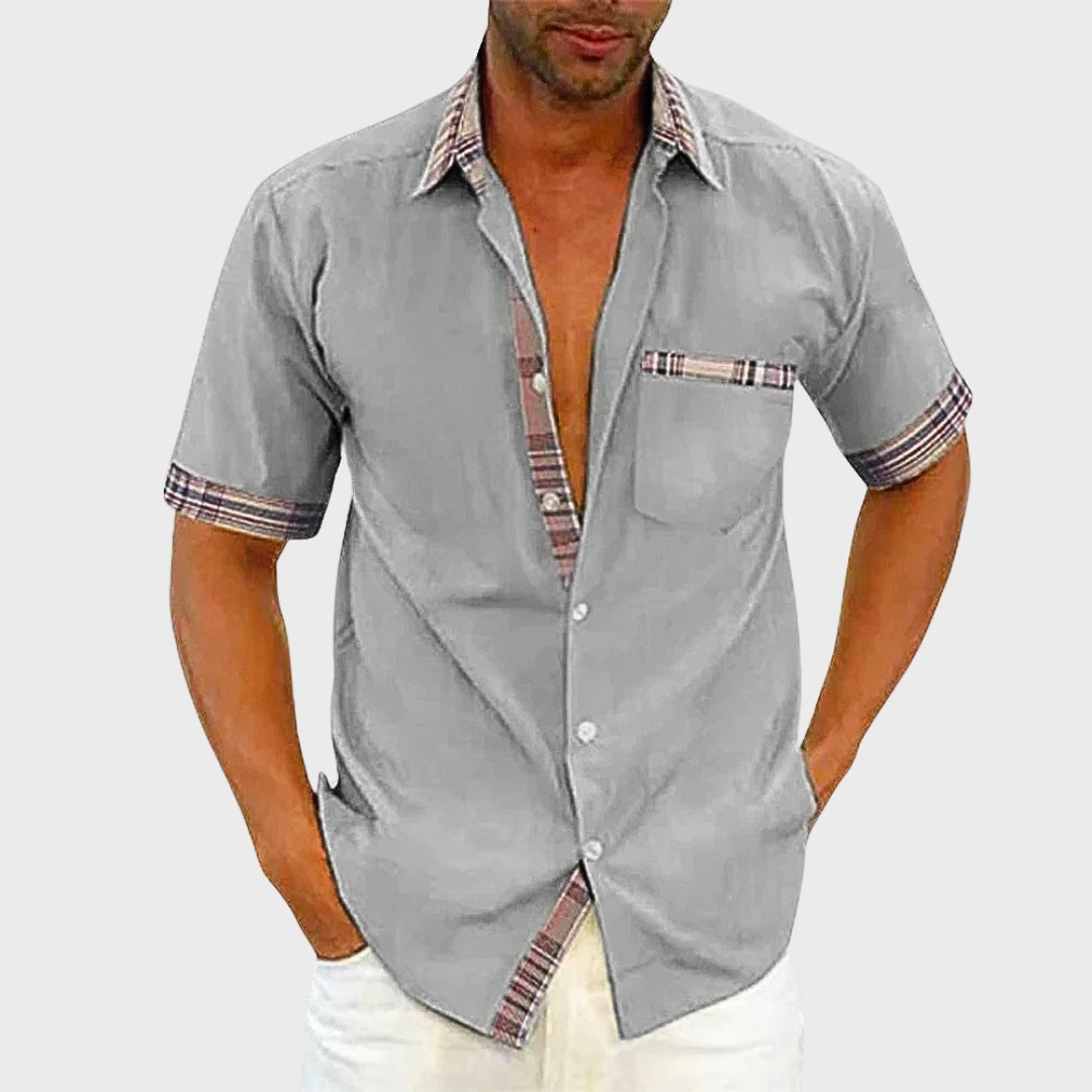 René - Chemise à Manches Courtes