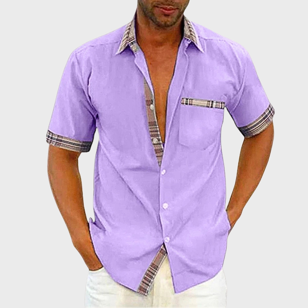 René - Chemise à Manches Courtes