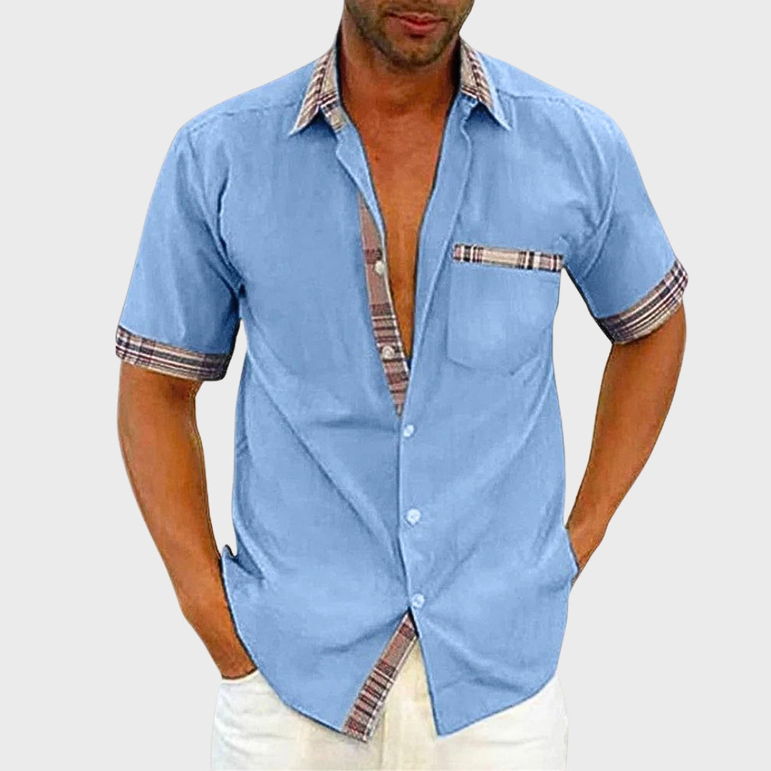 René - Chemise à Manches Courtes