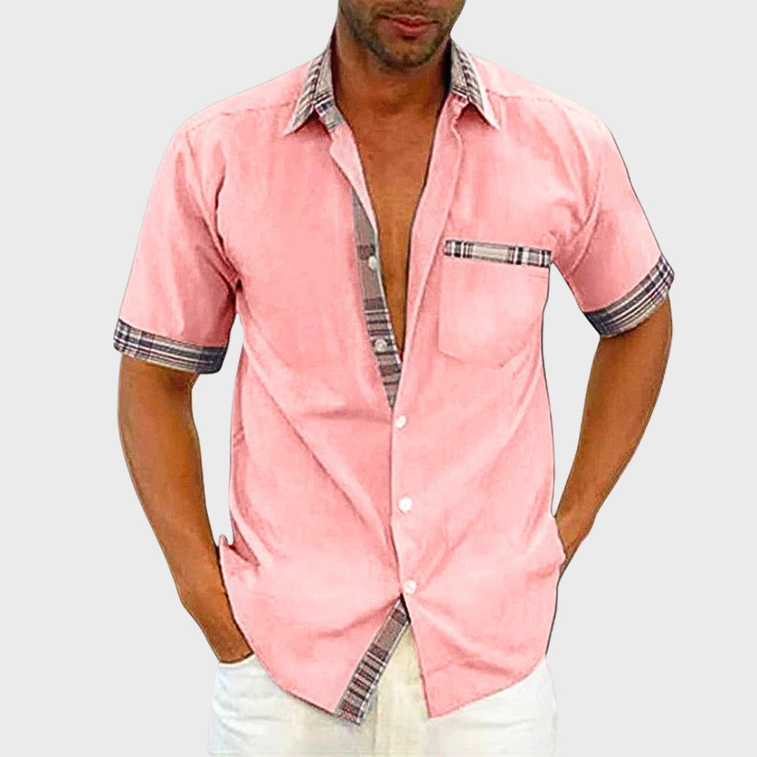 René - Chemise à Manches Courtes