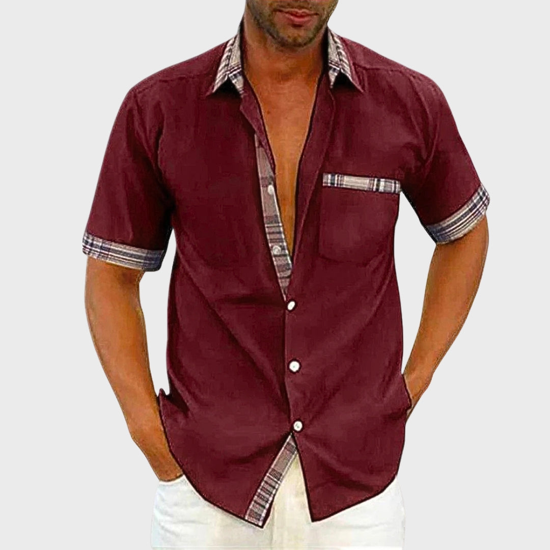 René - Chemise à Manches Courtes