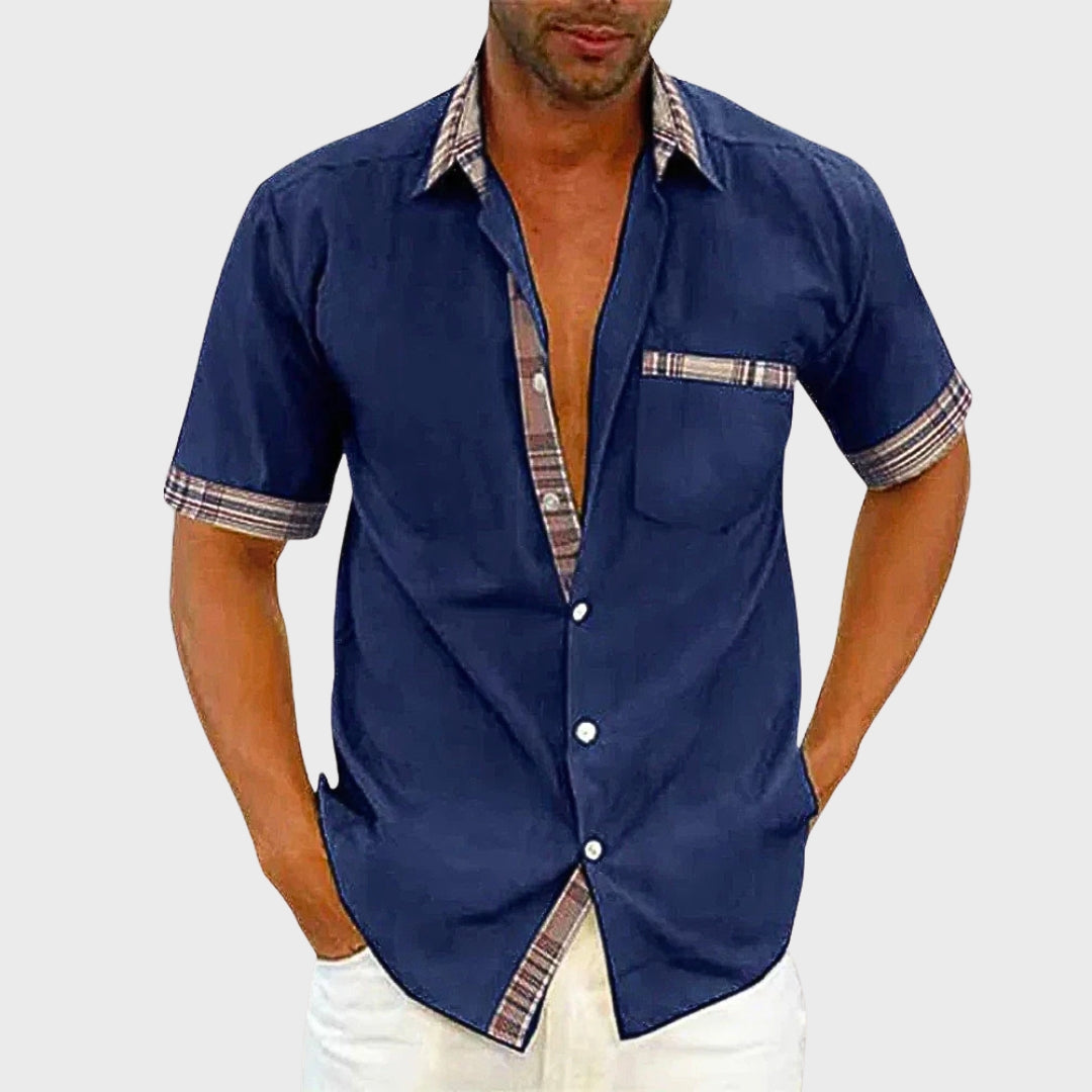 René - Chemise à Manches Courtes