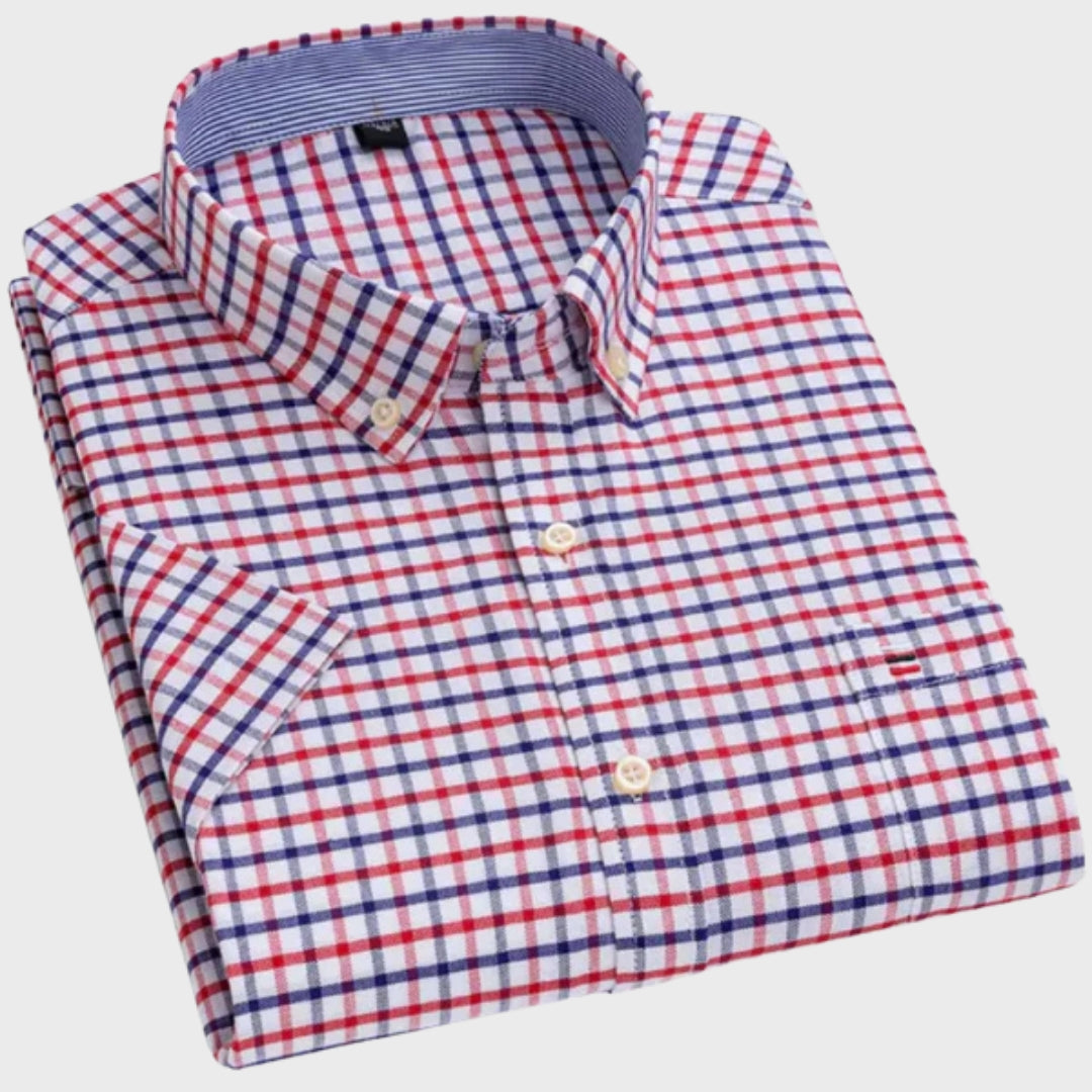 Matthieu - Chemise Classique en Coton à Motif