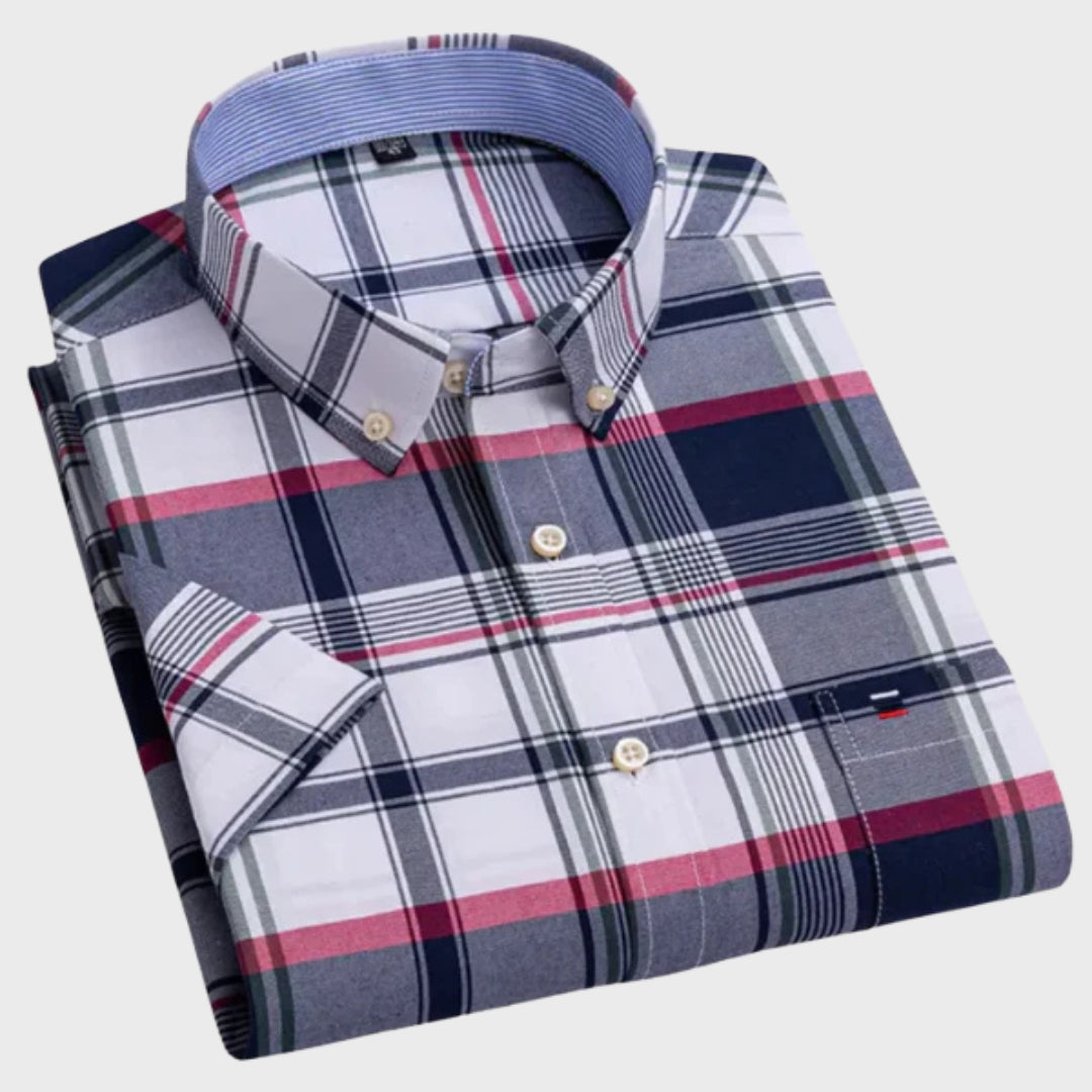 Matthieu - Chemise Classique en Coton à Motif