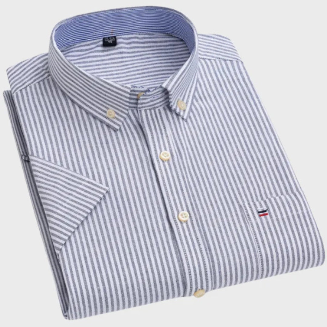 Matthieu - Chemise Classique en Coton à Motif