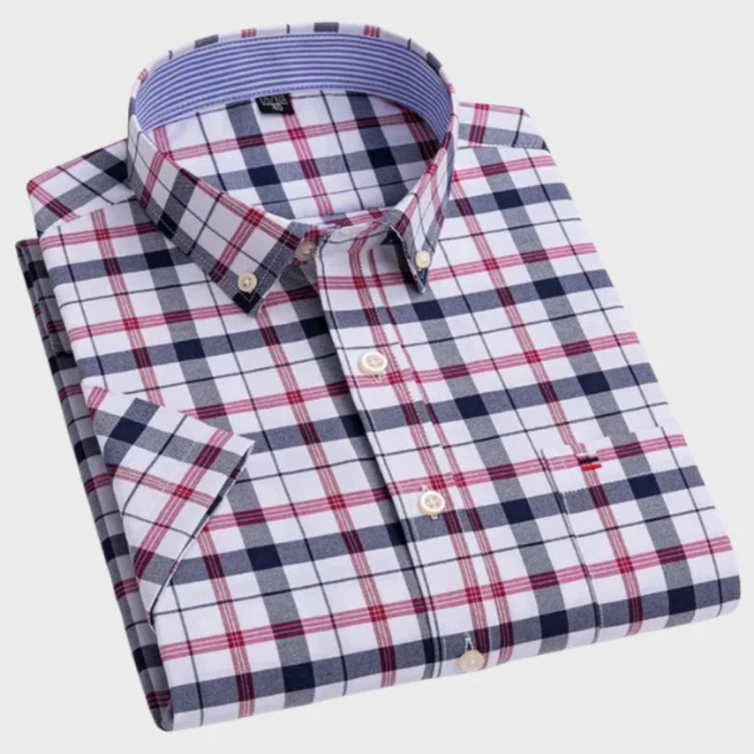 Matthieu - Chemise Classique en Coton à Motif