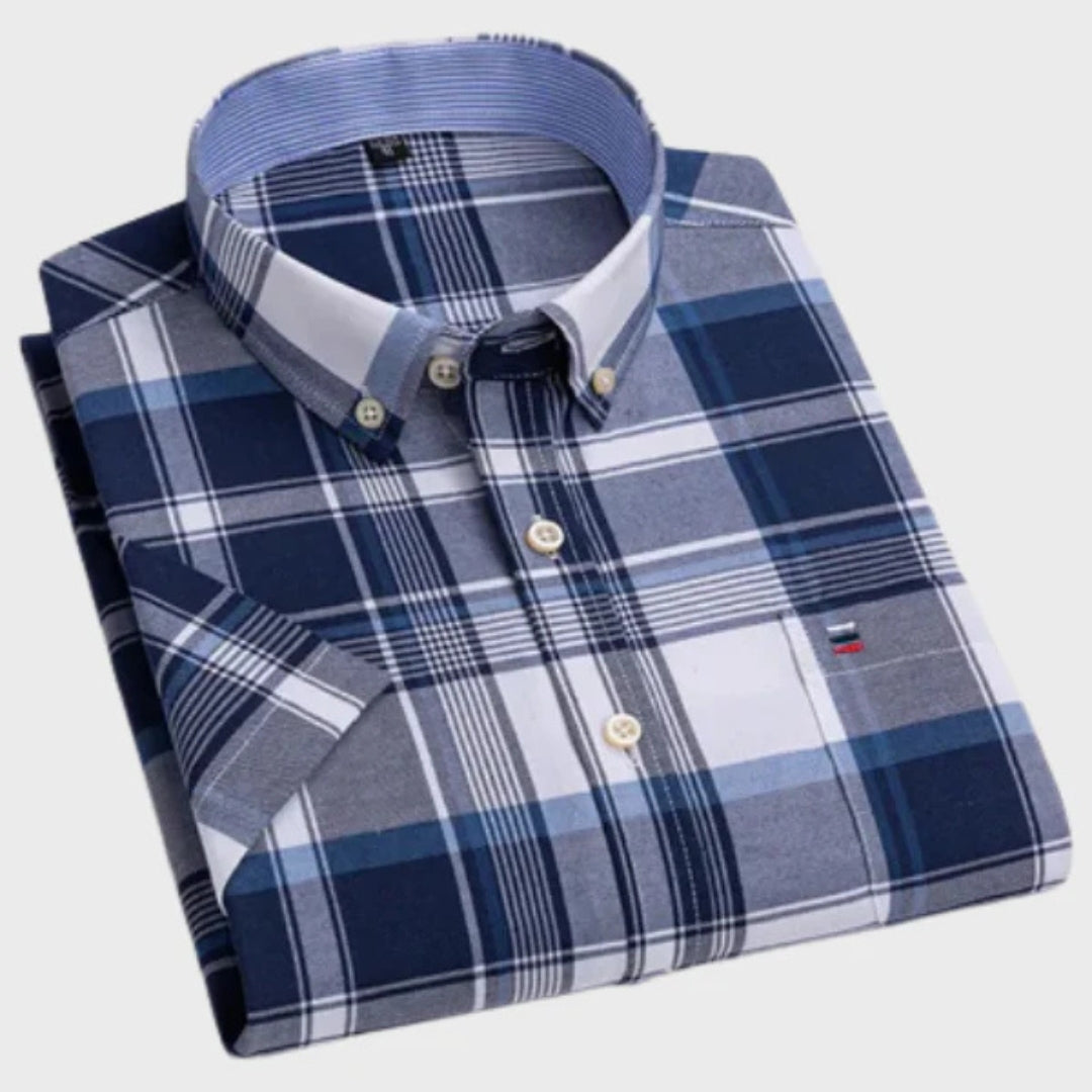 Matthieu - Chemise Classique en Coton à Motif