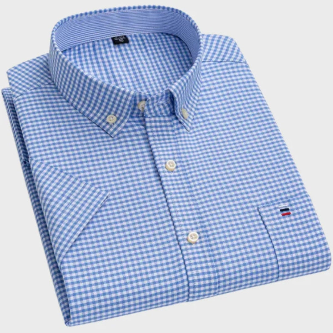 Matthieu - Chemise Classique en Coton à Motif