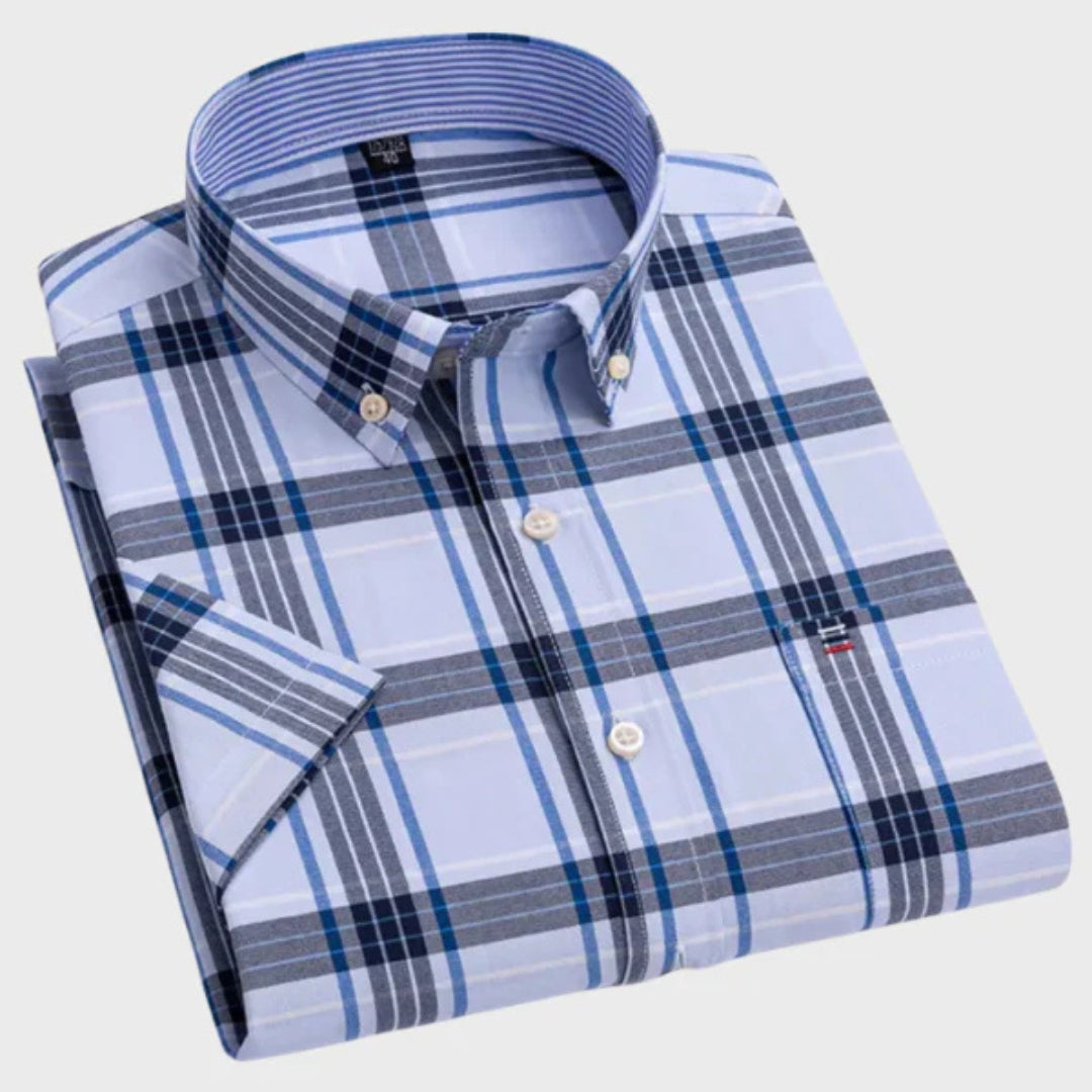 Matthieu - Chemise Classique en Coton à Motif