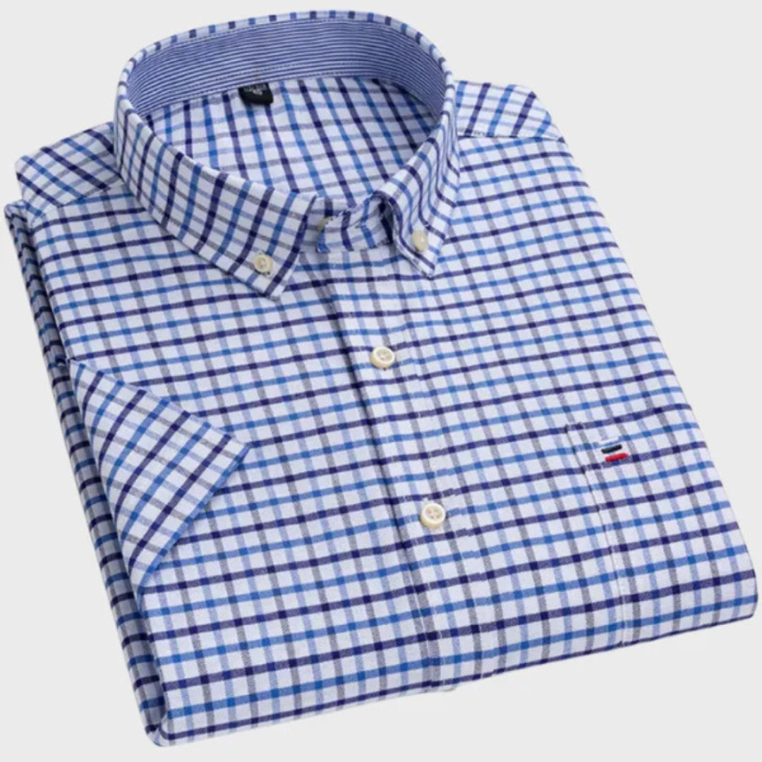 Matthieu - Chemise Classique en Coton à Motif