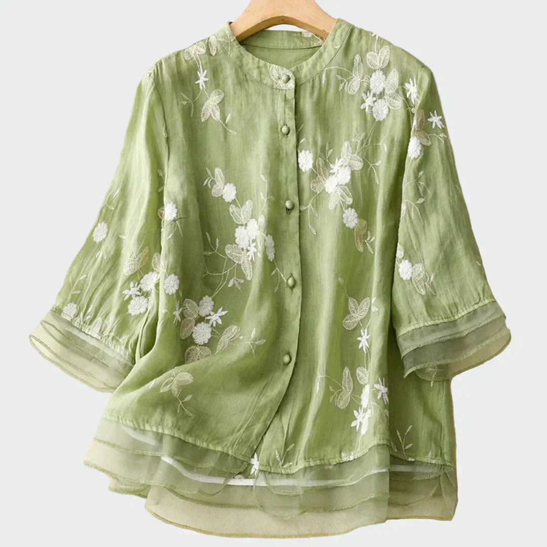 Chemise brodée