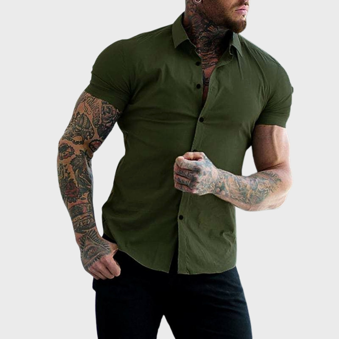 Richard - Chemise à Manches Courtes Slim