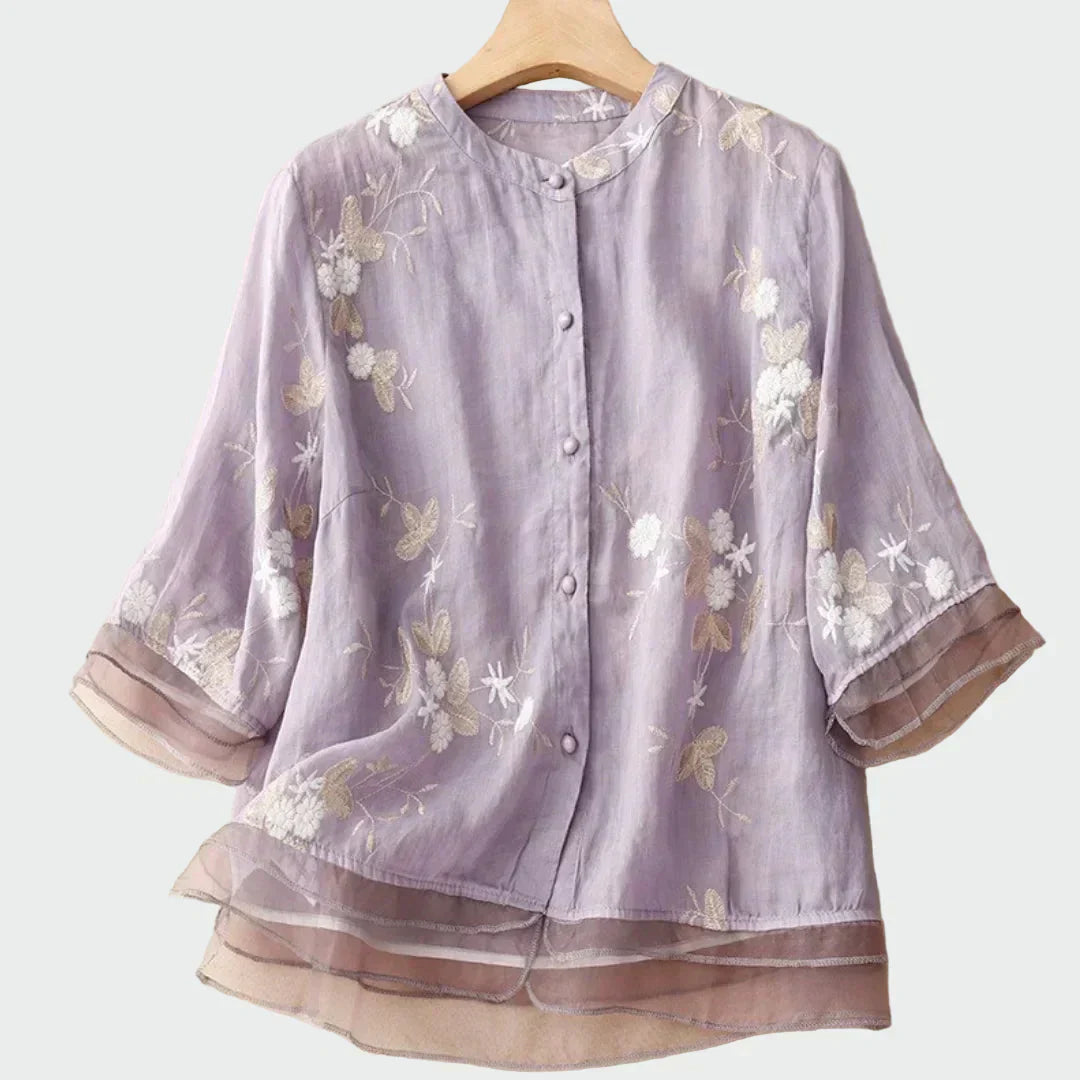 Chemise brodée