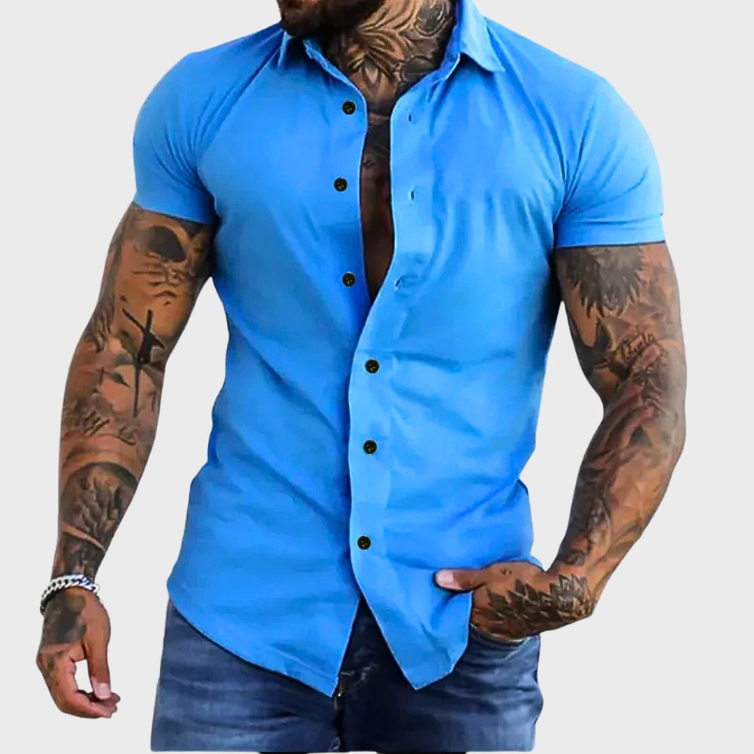 Richard - Chemise à Manches Courtes Slim