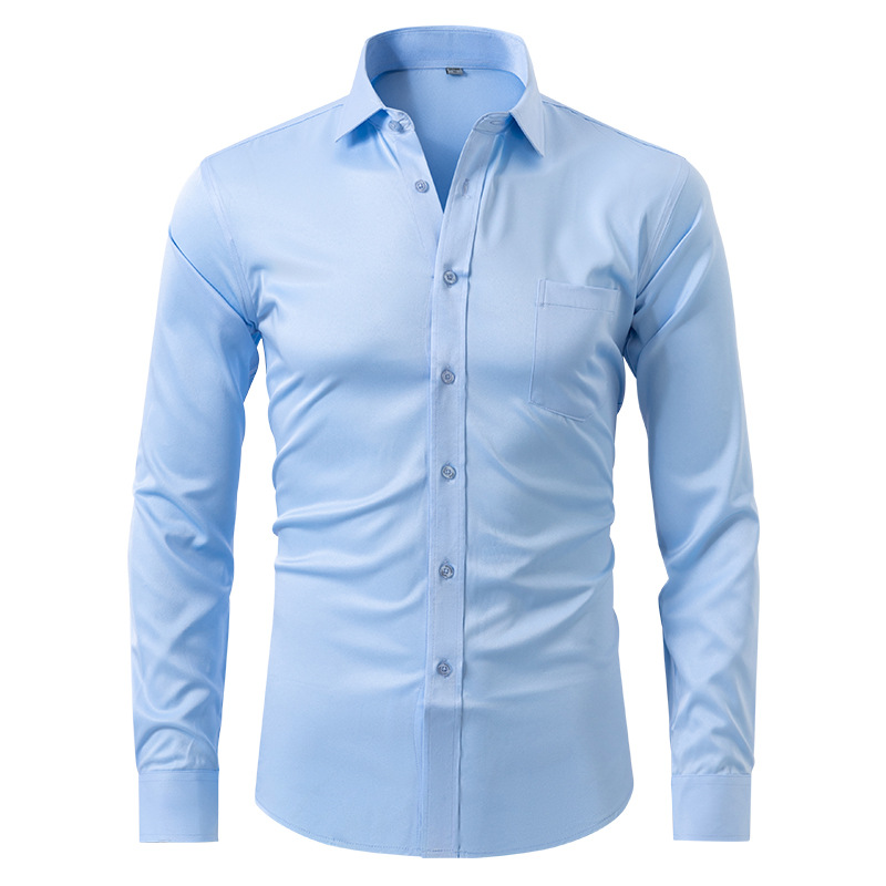 Chemise de Costume - Coupe Slim Sécurisée