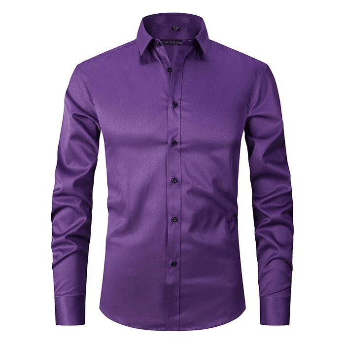 Chemise de Costume - Coupe Slim Sécurisée
