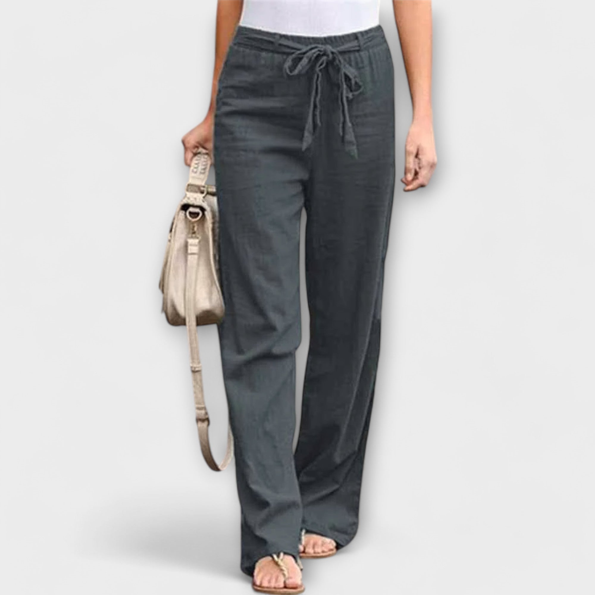 Lorène - Pantalons en lin légers