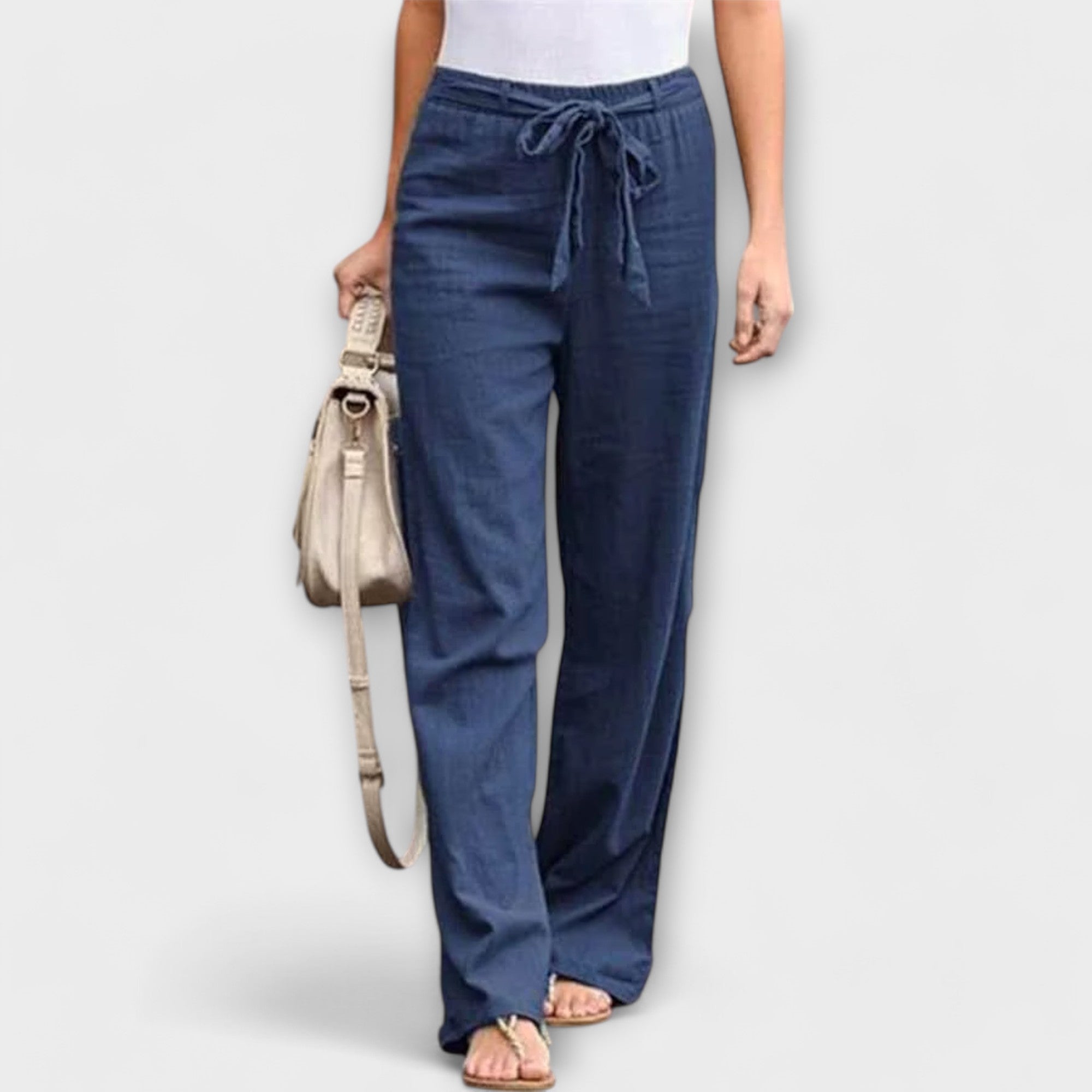 Lorène - Pantalons en lin légers