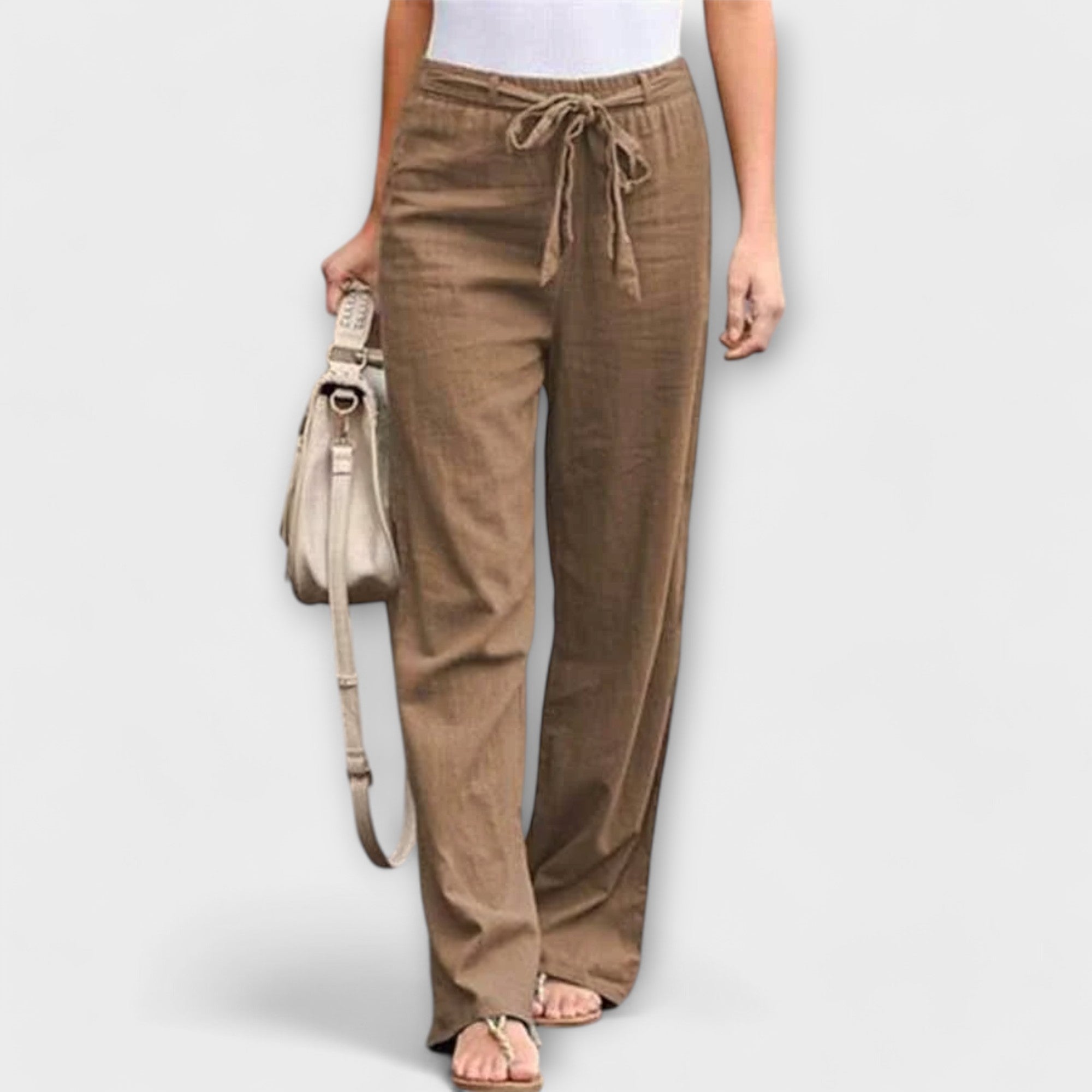 Lorène - Pantalons en lin légers