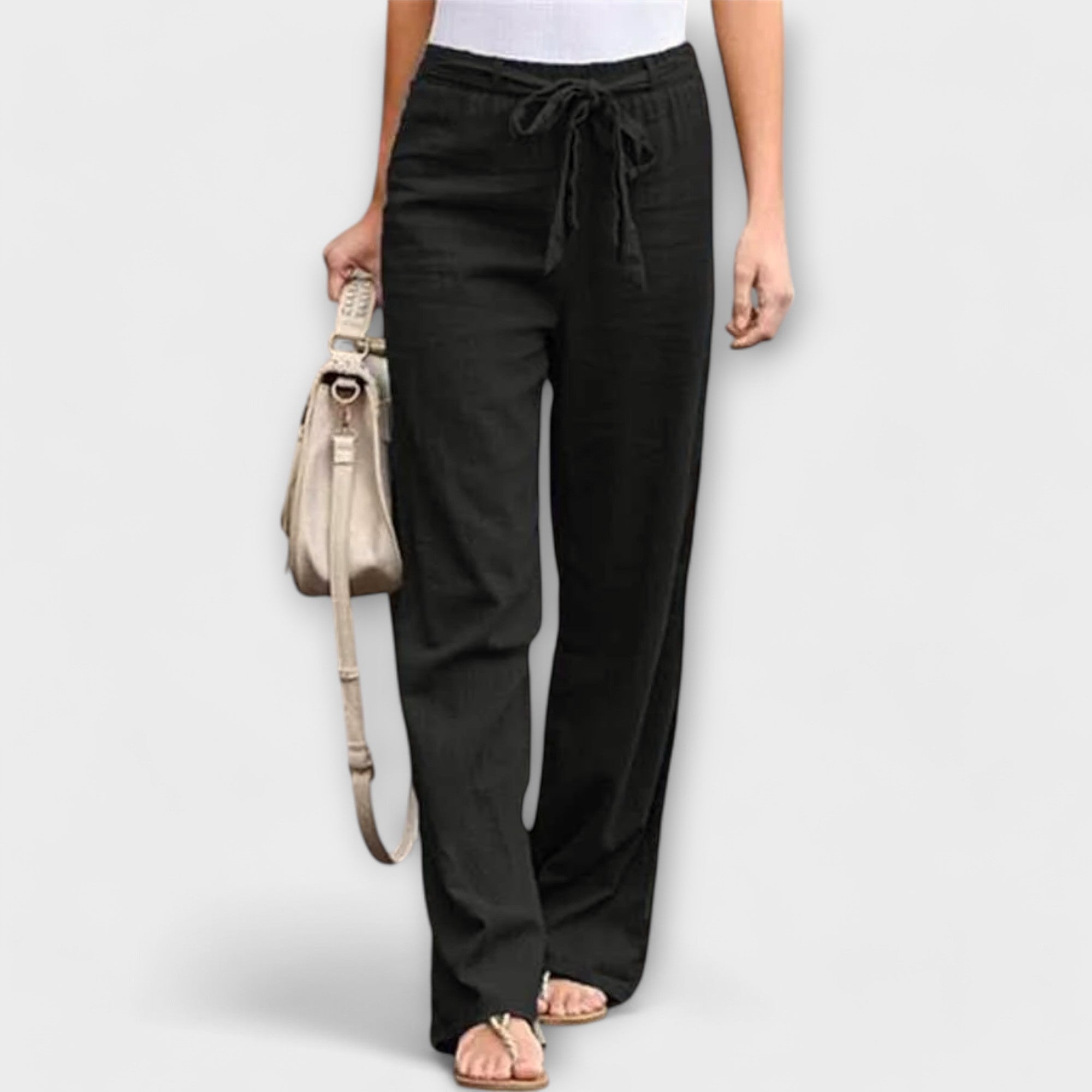 Lorène - Pantalons en lin légers