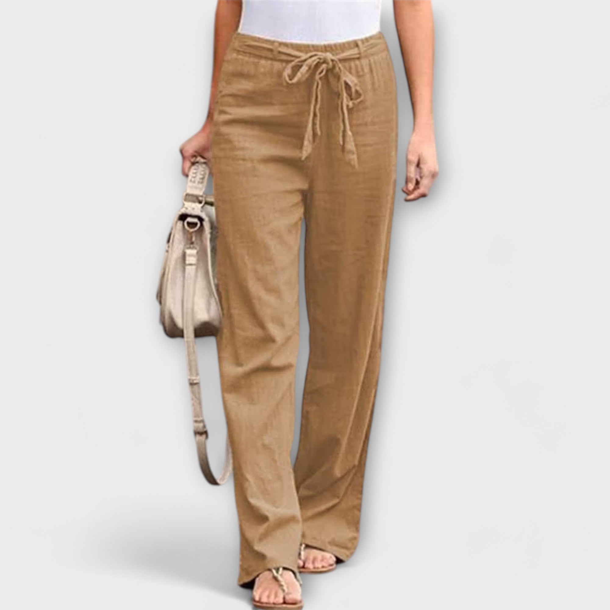 Lorène - Pantalons en lin légers