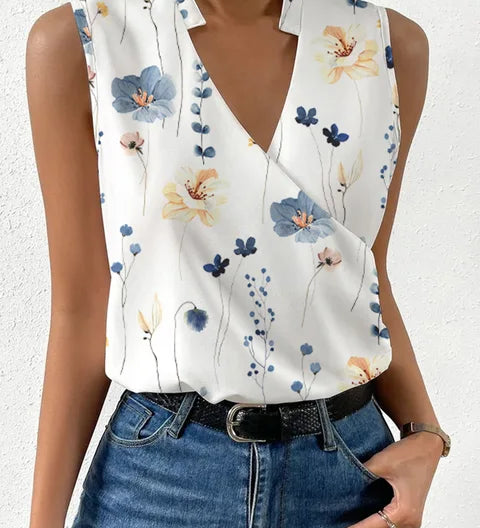 Salete - Top doux avec décolleté en V
