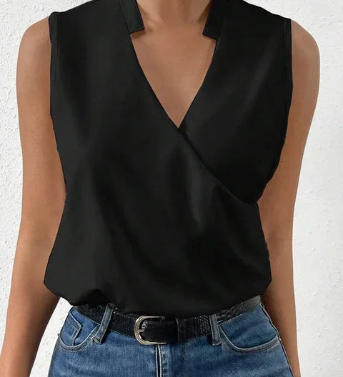 Salete - Top doux avec décolleté en V