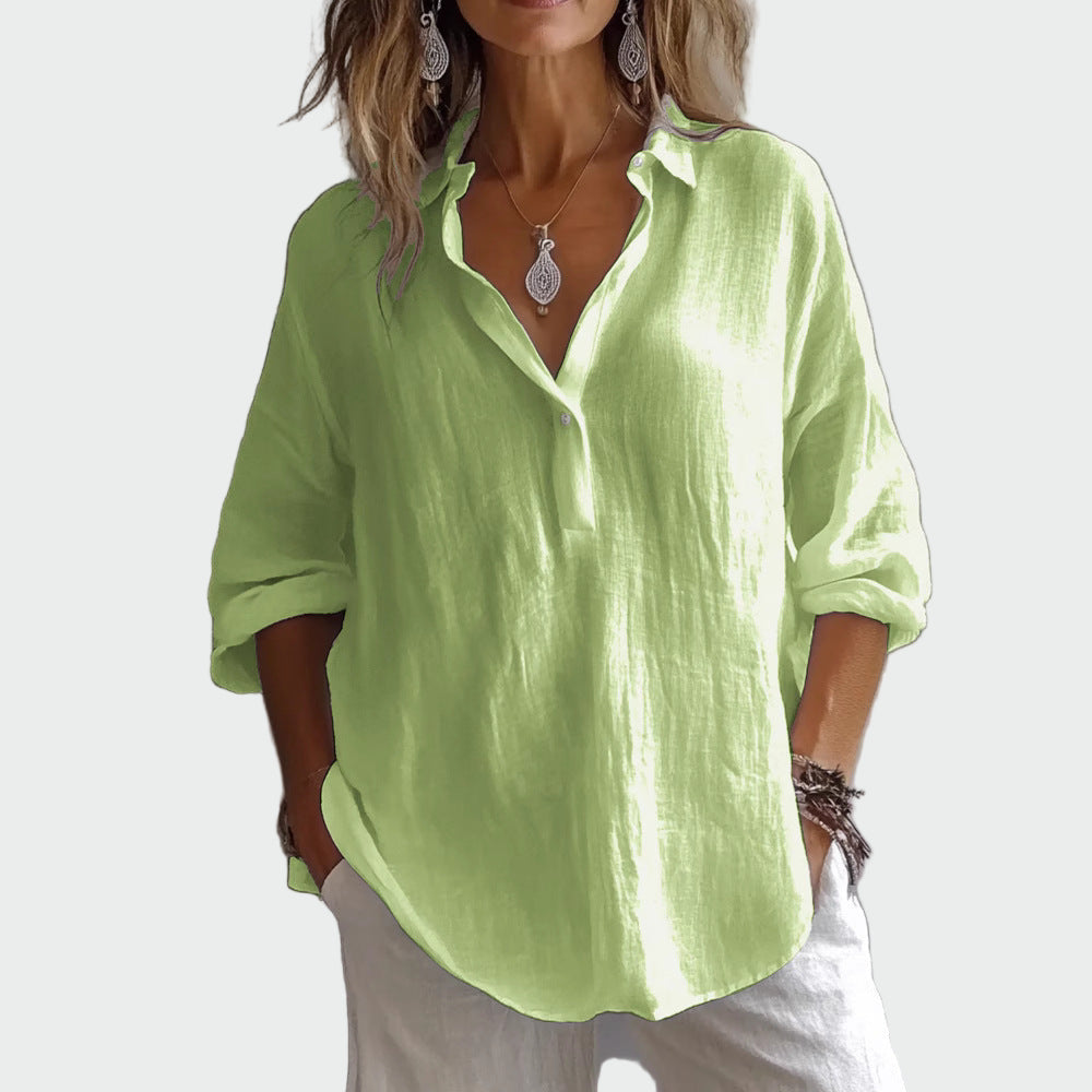 Blouse de style décontracté élégant