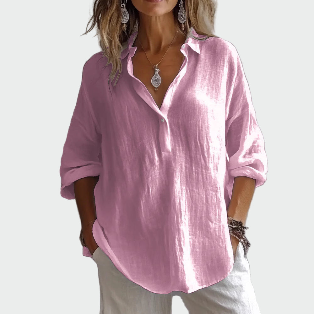 Blouse de style décontracté élégant