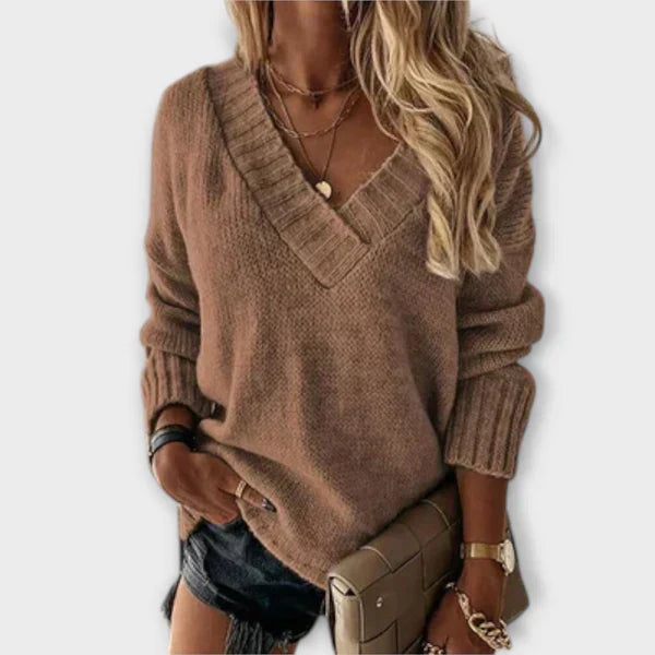 Caroline - Pull Confortable Col V