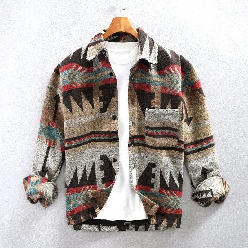 Chemise - Mélange de Flanelle Coupe Longue