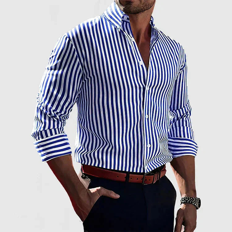 Chemise Overshirt Soft Blend - Rayures