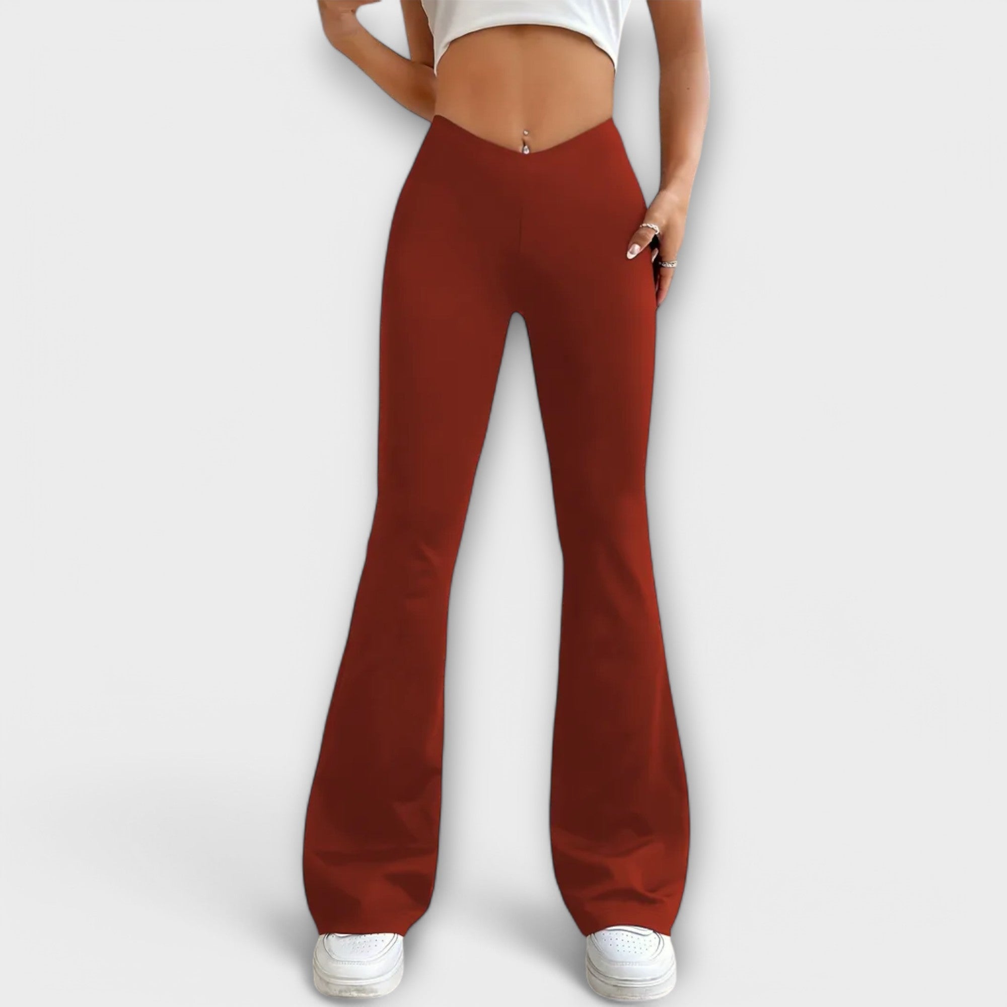 Sereine - Pantalons larges à jambe évasée