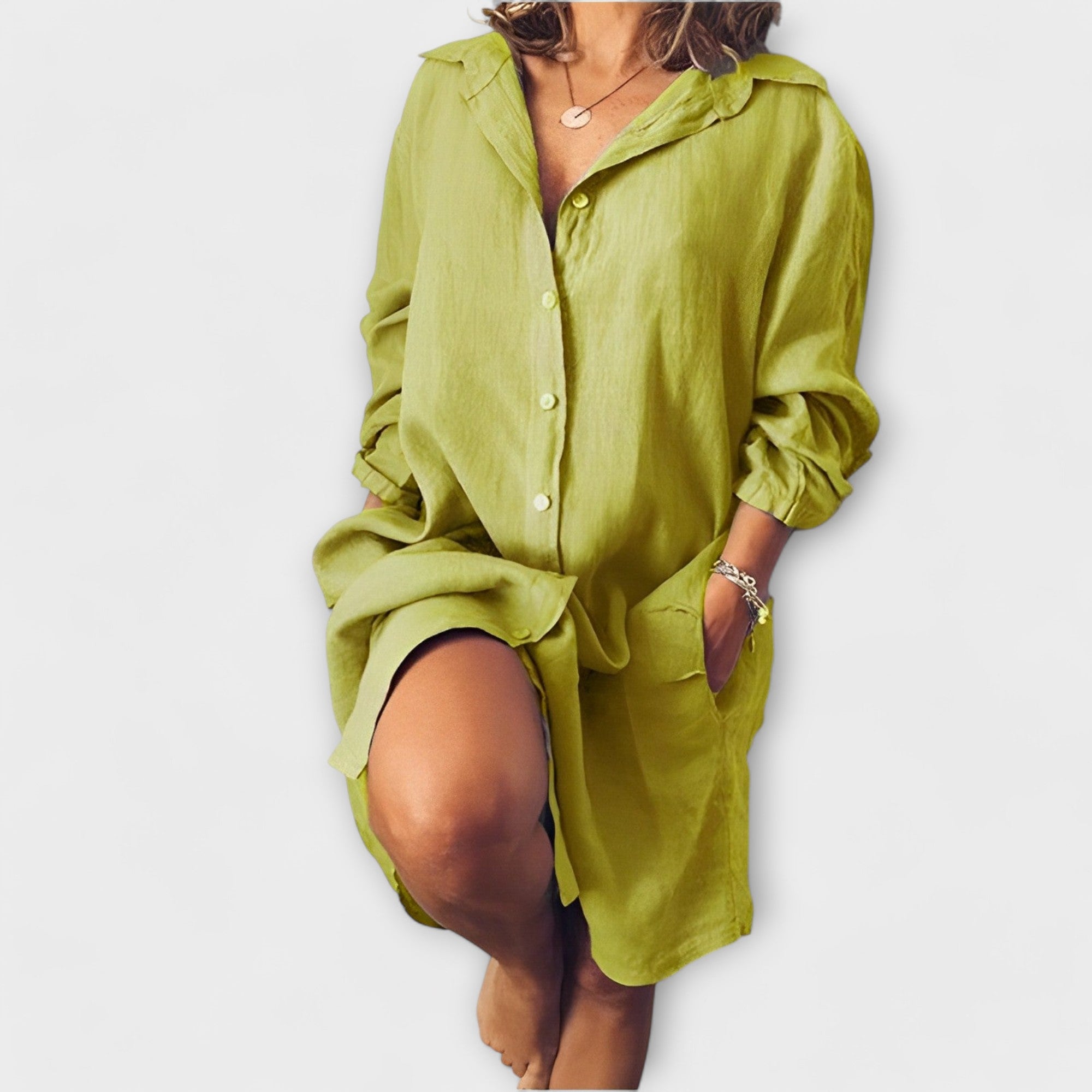 Claire - Blouse décontractée en lin