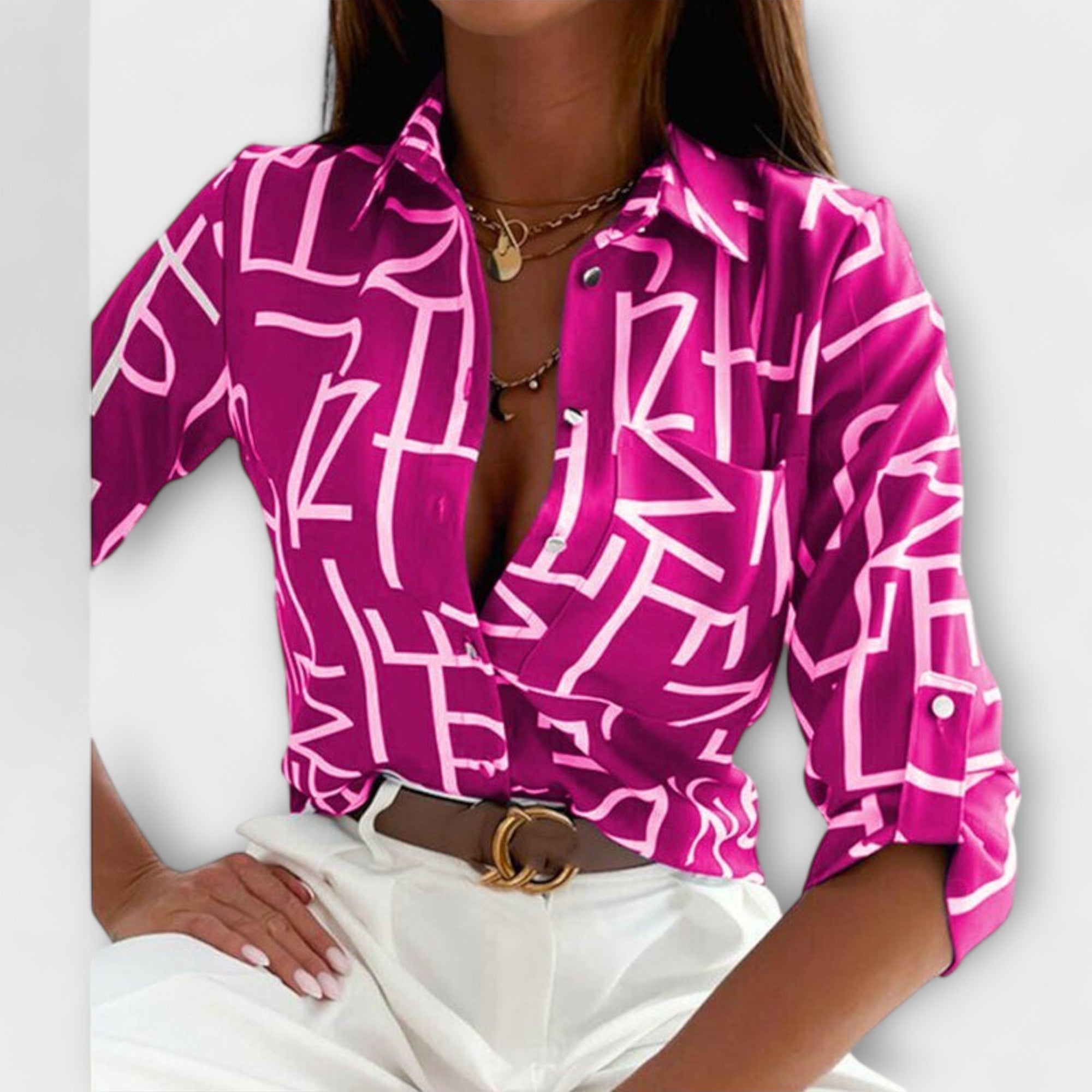 Romane - Blouse à col classique