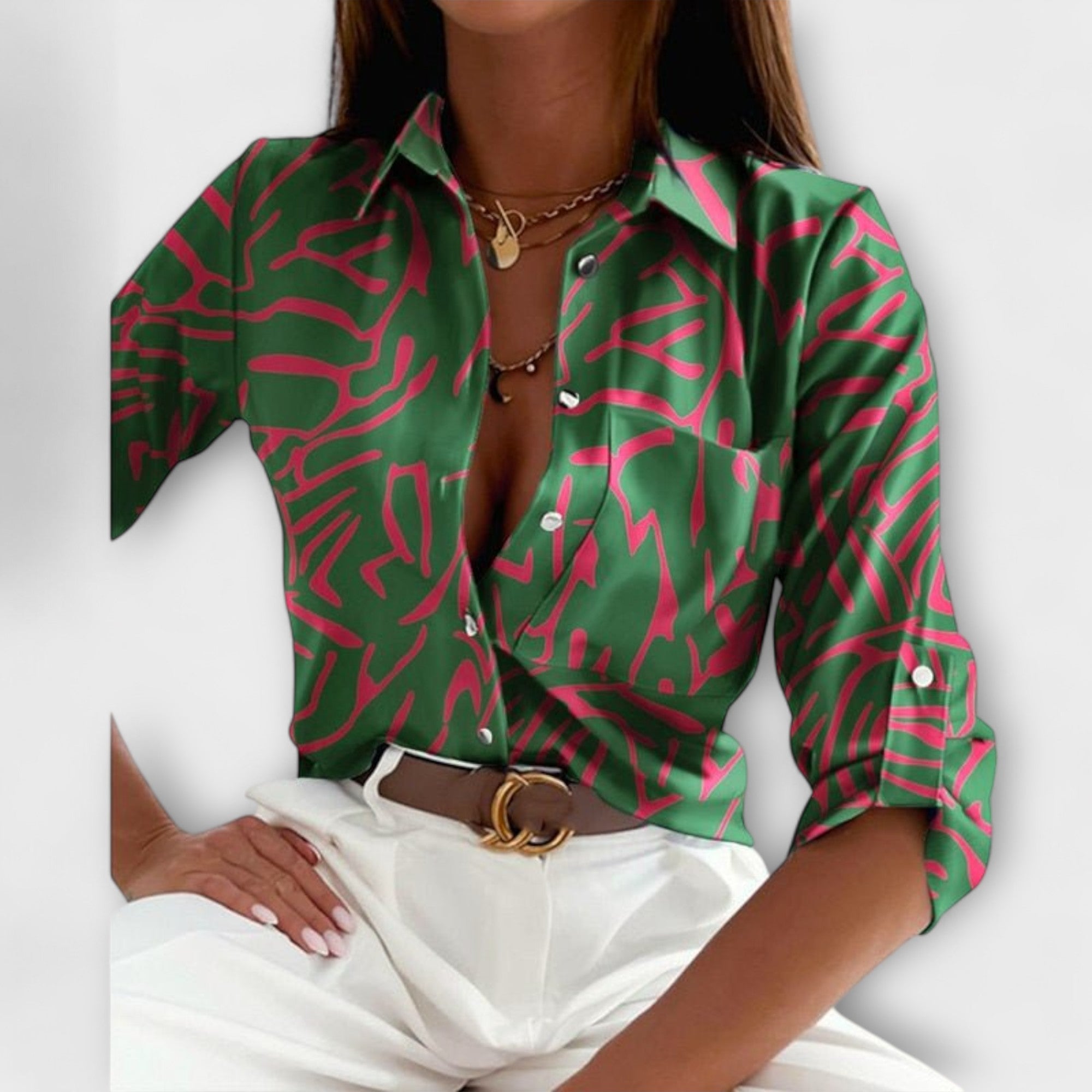 Romane - Blouse à col classique