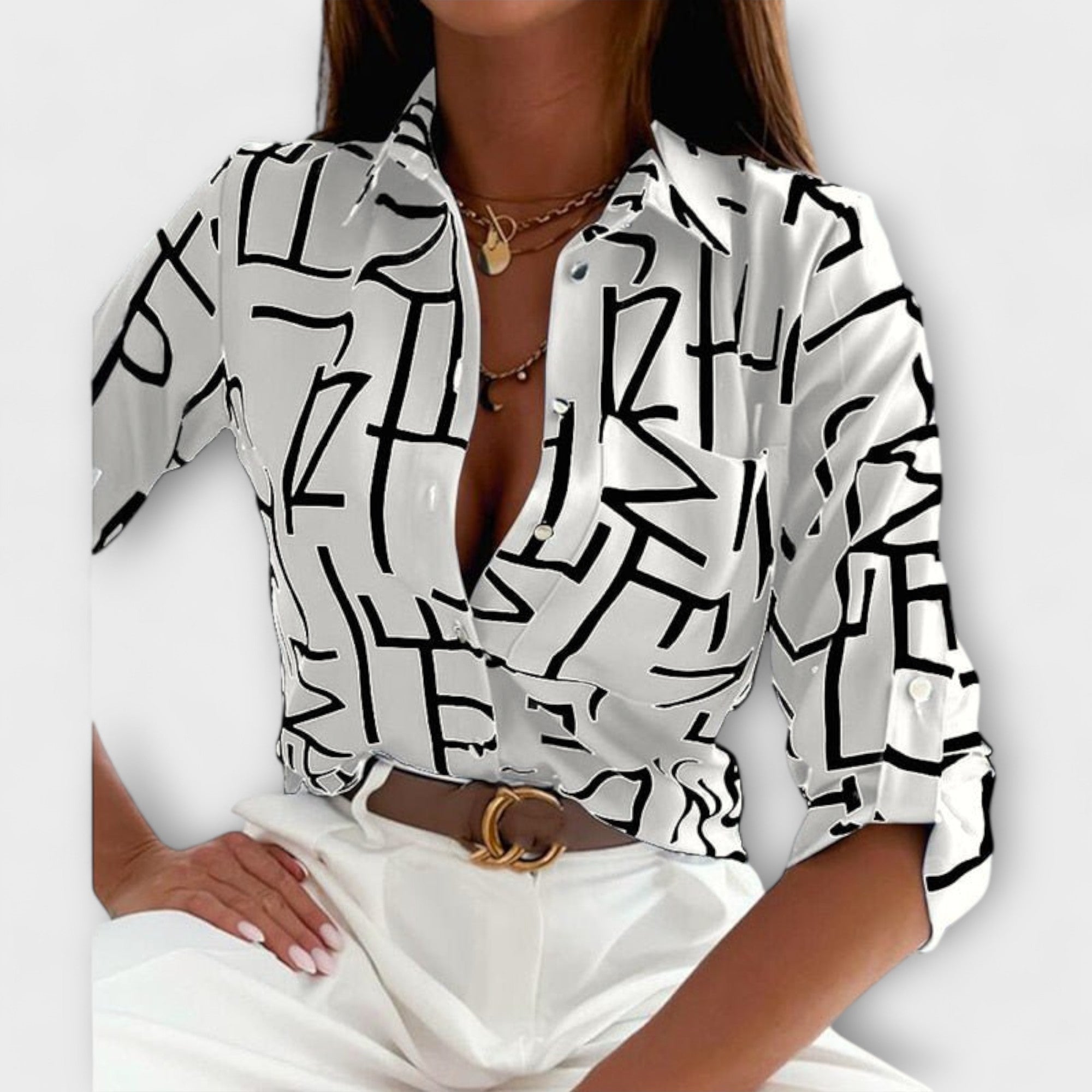 Romane - Blouse à col classique