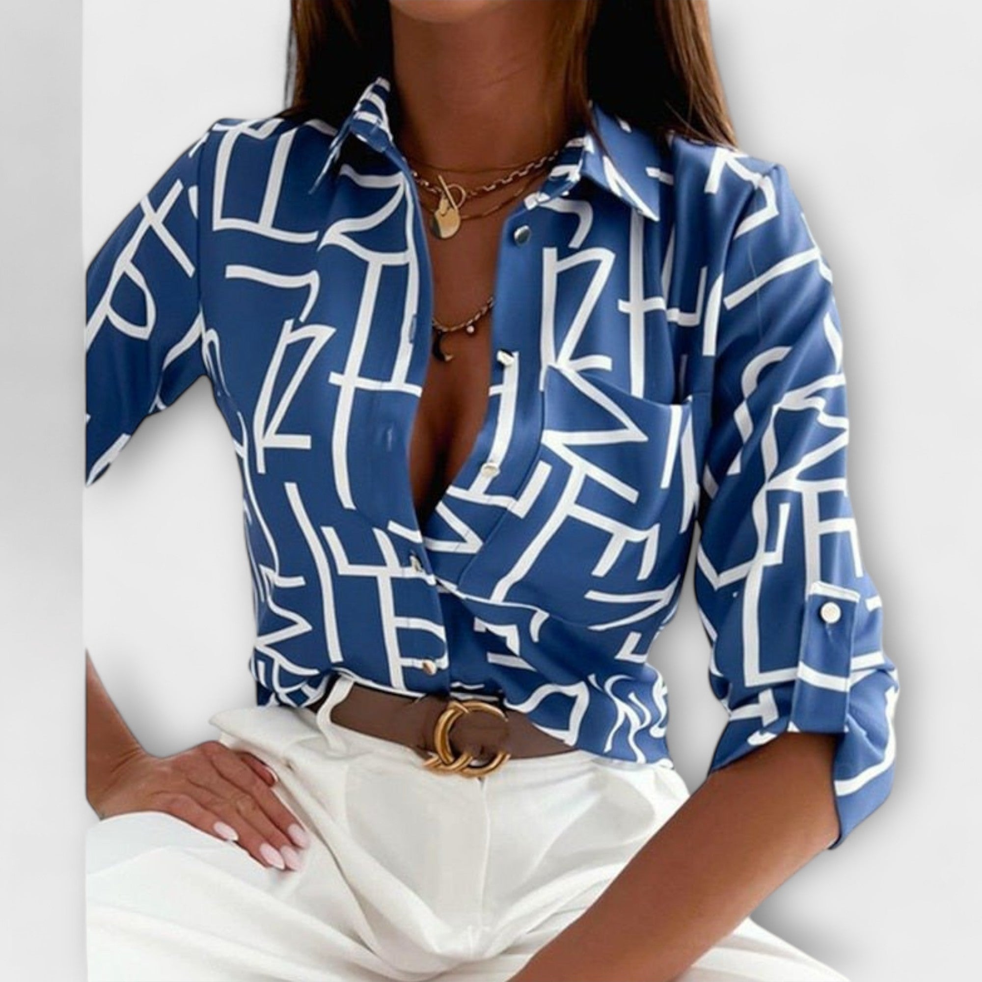 Romane - Blouse à col classique