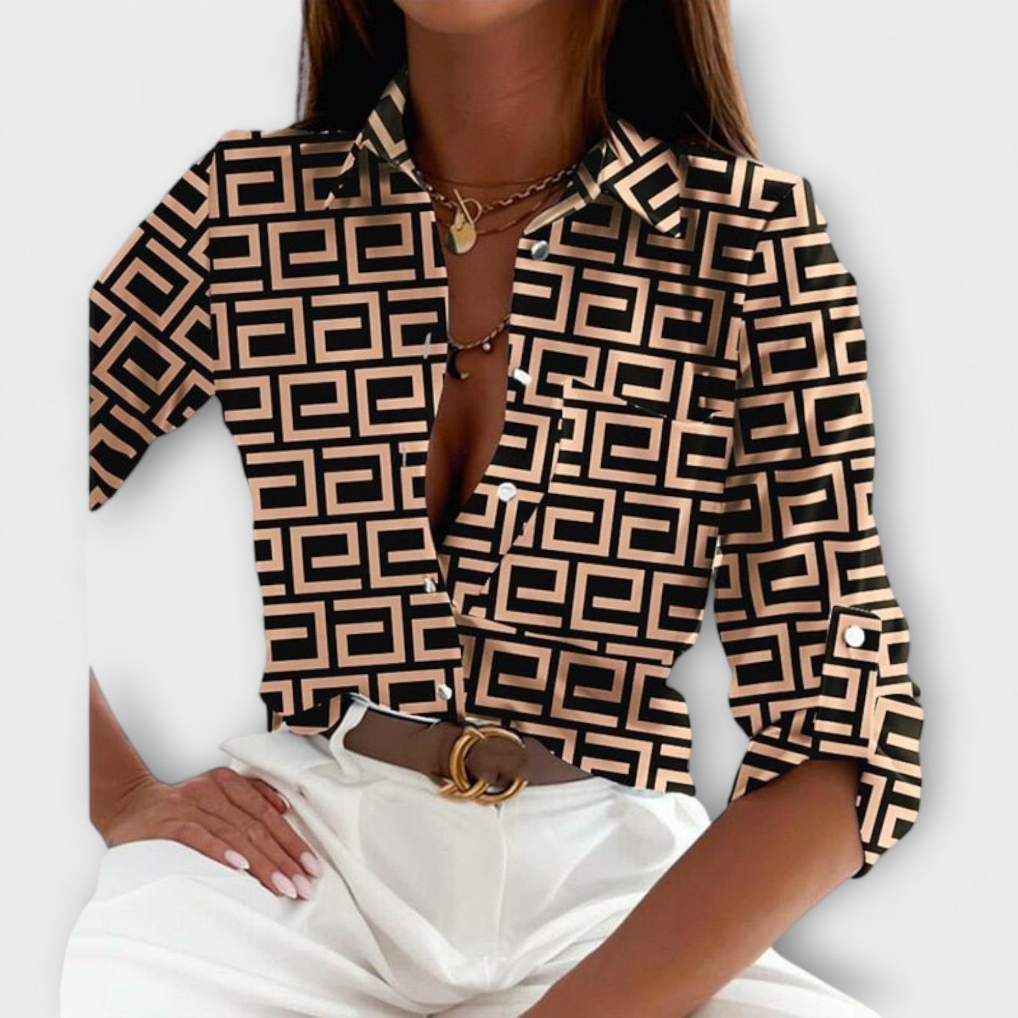 Romane - Blouse à col classique