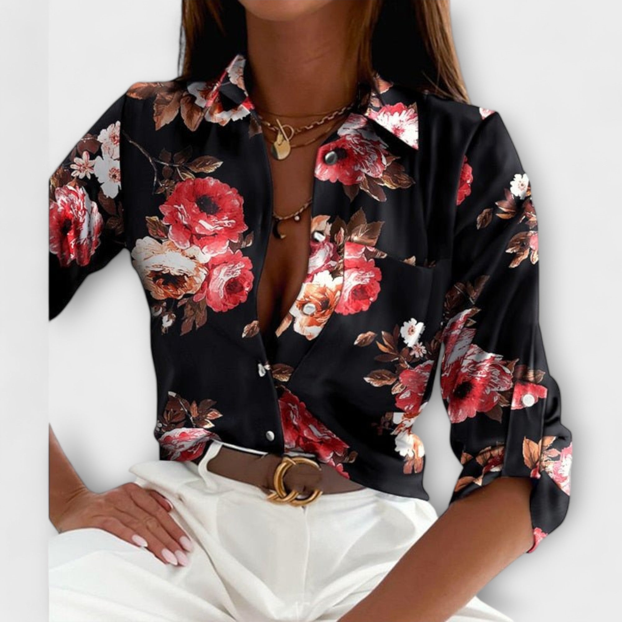 Romane - Blouse à col classique