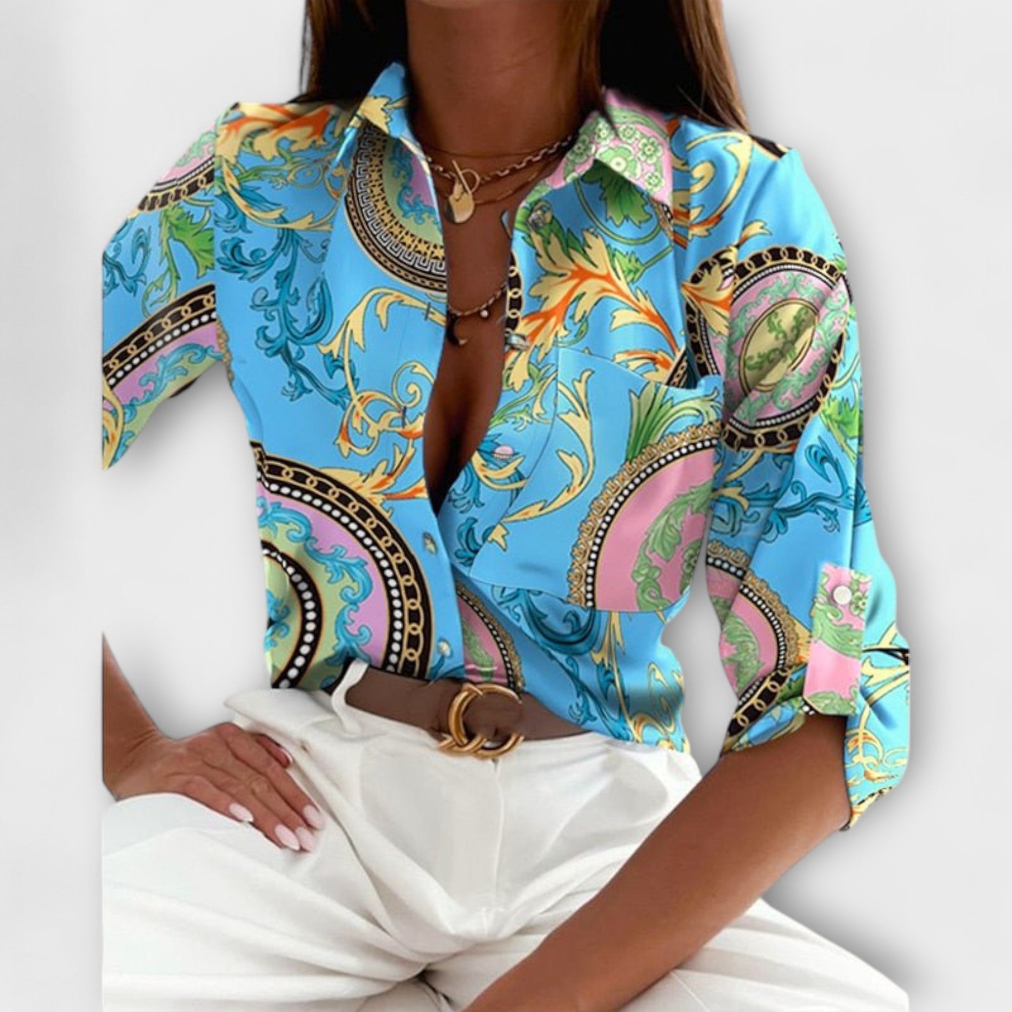 Romane - Blouse à col classique