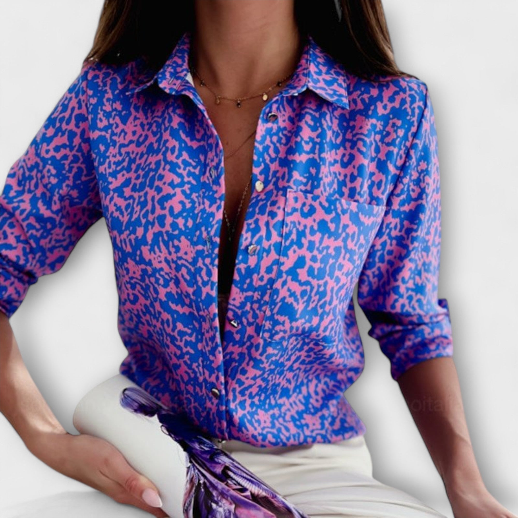 Romane - Blouse à col classique